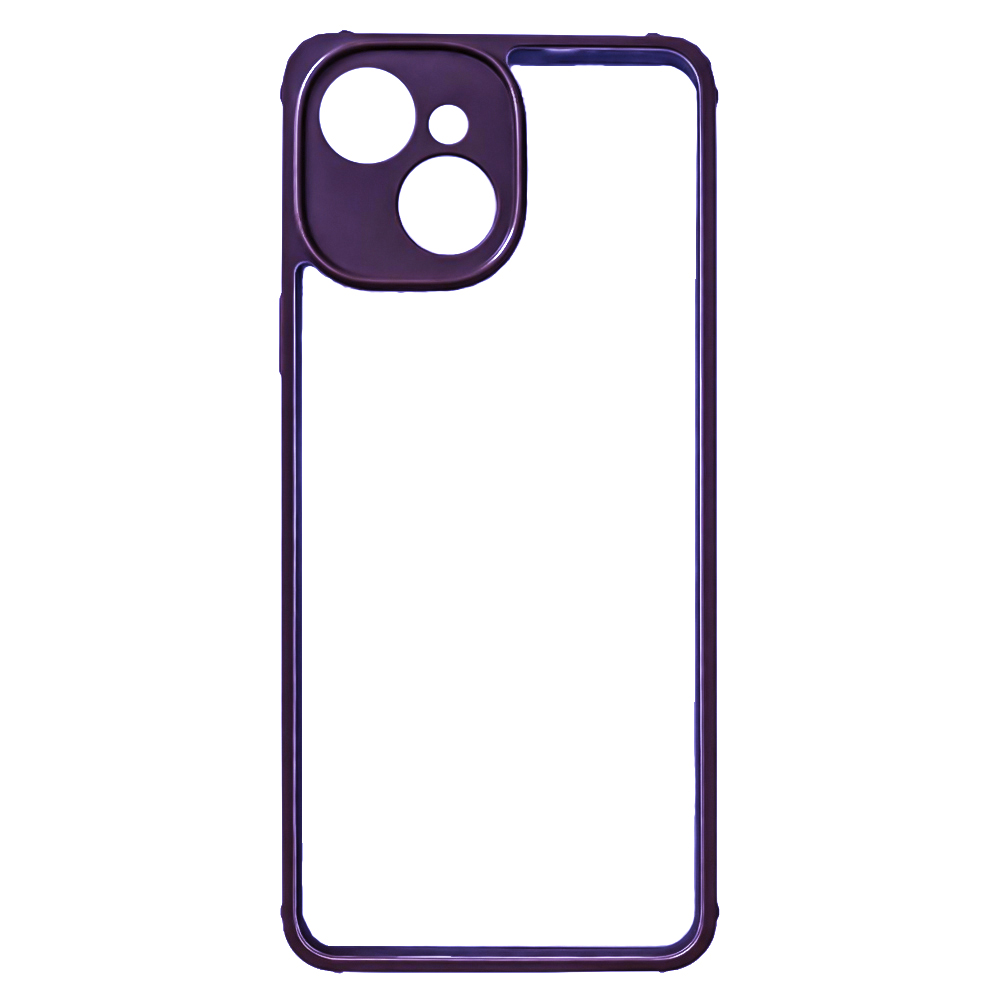 Чохол Color Armor Shell для Tecno Spark 40C із захистом для камери фіолетовий