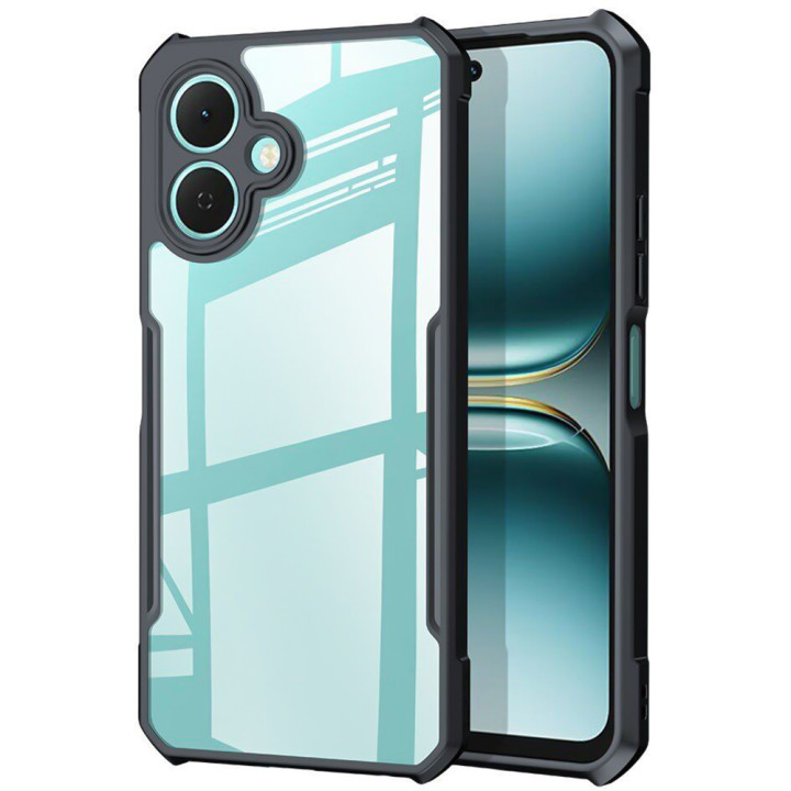 Протиударний чохол XUNDD для Tecno Spark Go 2 / Pop 10​​​ із захистом на камеру, Black