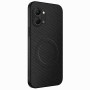 Чехол Carbon Shield with Ring для Tecno Spark Go 3 с поддержкой беспроводной зарядки