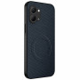 Чехол Carbon Shield with Ring для Tecno Spark Go 3 с поддержкой беспроводной зарядки