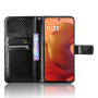 Чехол - книжка Leather Case для Motorola Moto G17 / G17 Power с магнитной застежкой