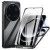 Магнітний чохол Metal Glass 360 для Xiaomi 15 Ultra із захистом екрану та камери