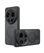 Матовый чехол Magsafe TPU+PC для Xiaomi 17 Ultra, Black