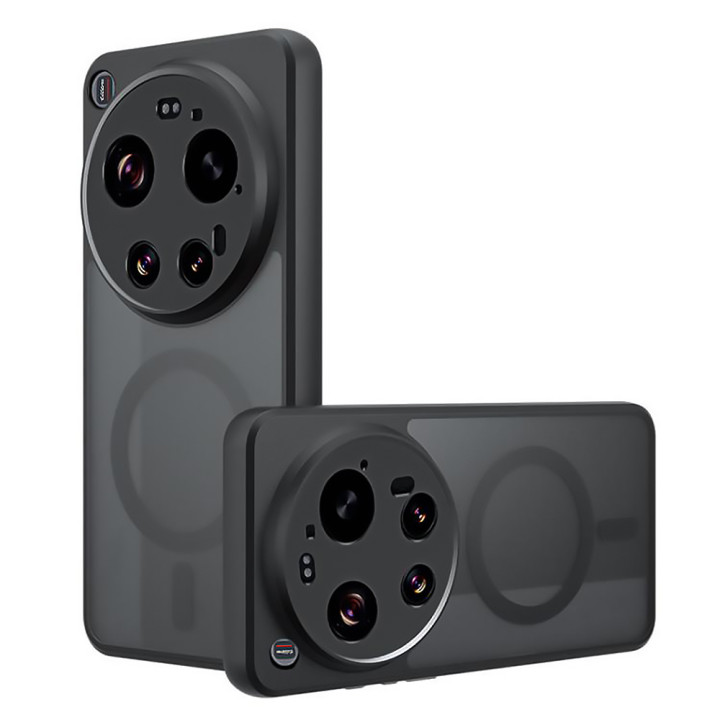 Матовий чохол Magsafe TPU+PC для Xiaomi 17 Ultra, Black