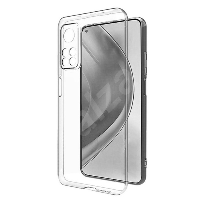 Прозрачный силиконовый чехол накладка Oucase для Xiaomi Mi 10T / Mi 10T Pro, Transparent
