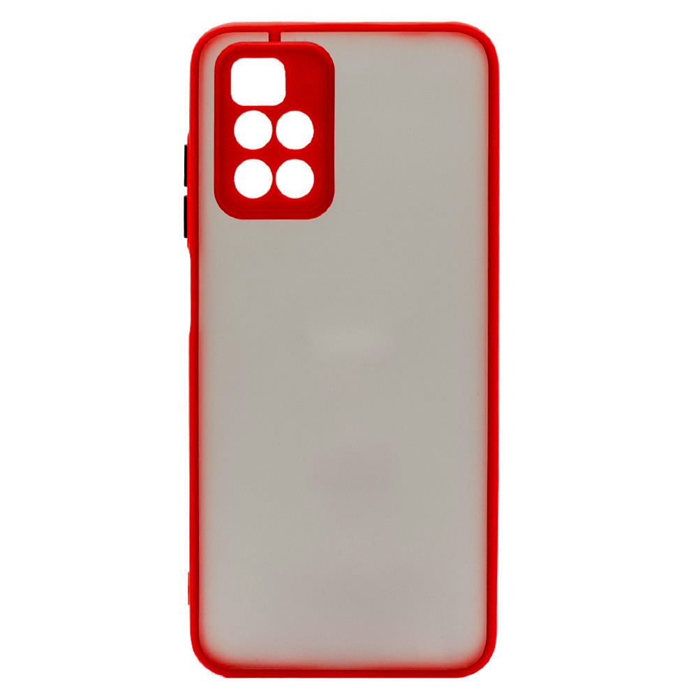 Чохол-накладка TPU Color Matte Case для Xiaomi Redmi 10  червоний