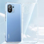 Прозрачный силиконовый чехол накладка Oucase для Xiaomi Mi 11 Lite, Transparent