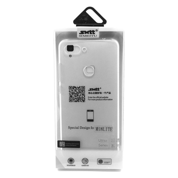 Защитный чехол SMTT Simeitu для Xiaomi Mi 8 Lite  (Прозрачный)