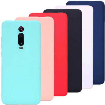 Матовый чехол накладка Silicone Matted для Xiaomi Mi 9T / Redmi K20