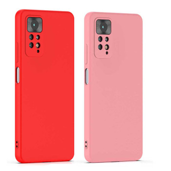 Матовий чохол-накладка Silicone Matted для Xiaomi Redmi Note 11 Pro 4G