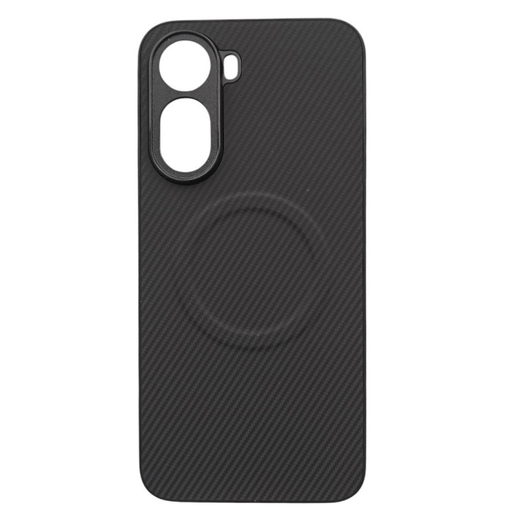 Чохол Carbon Shield with Ring для Xiaomi Poco C81 / C81 Pro з підтримкою бездротової зарядки