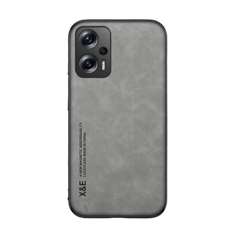 Шкіряний чохол - накладка X&E для Xiaomi Poco F5 / Redmi Note 12 Turbo  з металевою вставкою