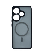 Матовий чохол - накладка Magsafe TPU+PC для Xiaomi Poco F6 / Redmi Turbo 3