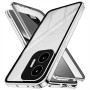 Магнітний чохол Metal Glass 360 для Xiaomi Poco F7 із захистом екрану та камери