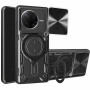 Чехол накладка Omeve Magnetic Ring для Xiaomi Poco F7 Pro / Redmi K80 синий