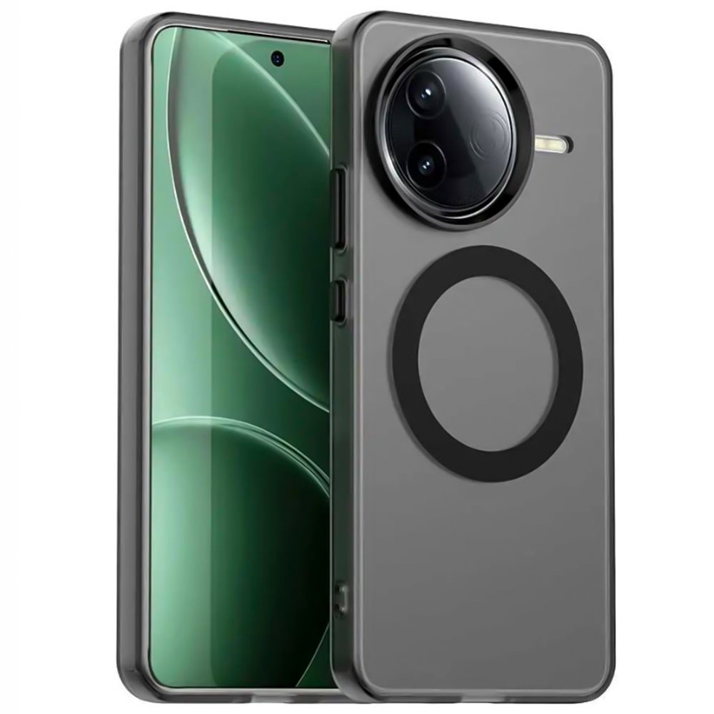 Чехол - накладка Color MagRing для Xiaomi Poco F7 Pro / Redmi K80 черный