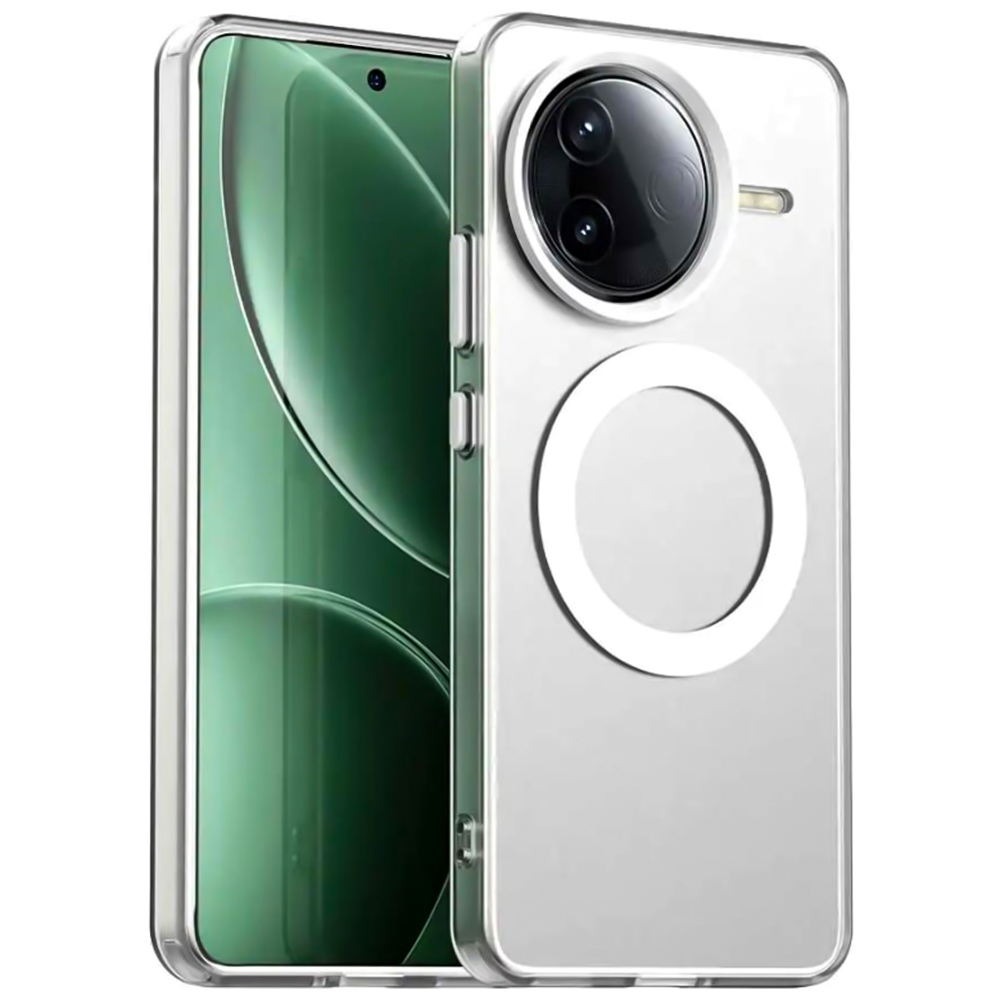 Чехол - накладка Color MagRing для Xiaomi Poco F7 Ultra / Redmi K80 Pro белый