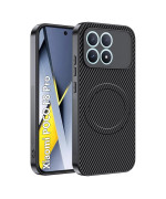Чохол Carbon Shield with Ring для Xiaomi Poco F8 Pro / Redmi K90 з підтримкою бездротової зарядки