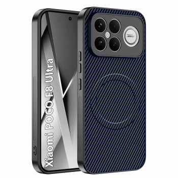 Чохол Carbon Shield with Ring для Xiaomi Poco F8 Ultra / Redmi K90 Pro Max з підтримкою бездротової зарядки