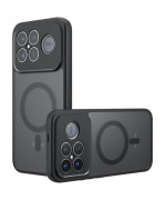 Матовый чехол Magsafe TPU+PC для Xiaomi Poco F8 Ultra / Redmi K90 Pro Max, Black
