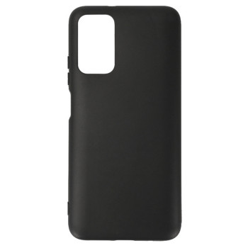 Матовый чехол накладка Silicone Matted для Xiaomi Poco M3 Pro / Redmi Note 10 5G, Black