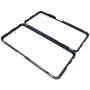 Накладка бампер магніт Bakeey Metal Frame 360° для Xiaomi Poco M3, Black