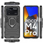 Чохол накладка Ricco Black Panther Armor для Xiaomi Poco M4 Pro 4G