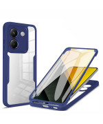 Чехол Double Shield 360 для Xiaomi Poco M7 Pro 5G с защитой со всех сторон