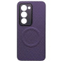 Чохол Carbon Shield with Ring для Xiaomi Poco M8s з підтримкою бездротової зарядки