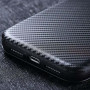 Чехол-книжка Carbon Fiber Texture для Xiaomi Poco X3 / Poco X3 Pro