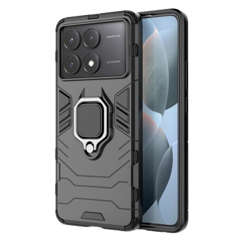 Чехол накладка Ricco Black Panther Armor для Xiaomi Poco X6 Pro / Xiaomi Redmi K70E