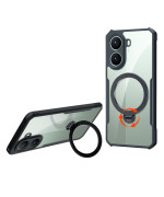 Противоударный чехол XUNDD Ring для Xiaomi Poco X7 Pro /  Redmi Turbo 4, Black