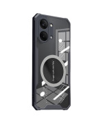 Чехол Acryl Cooling Armor для Xiaomi Poco X8 Pro Max с металлической пластиной, Black