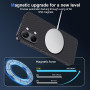 Чехол Carbon Shield with Ring для Xiaomi Poco X8 Pro Max с поддержкой беспроводной зарядки