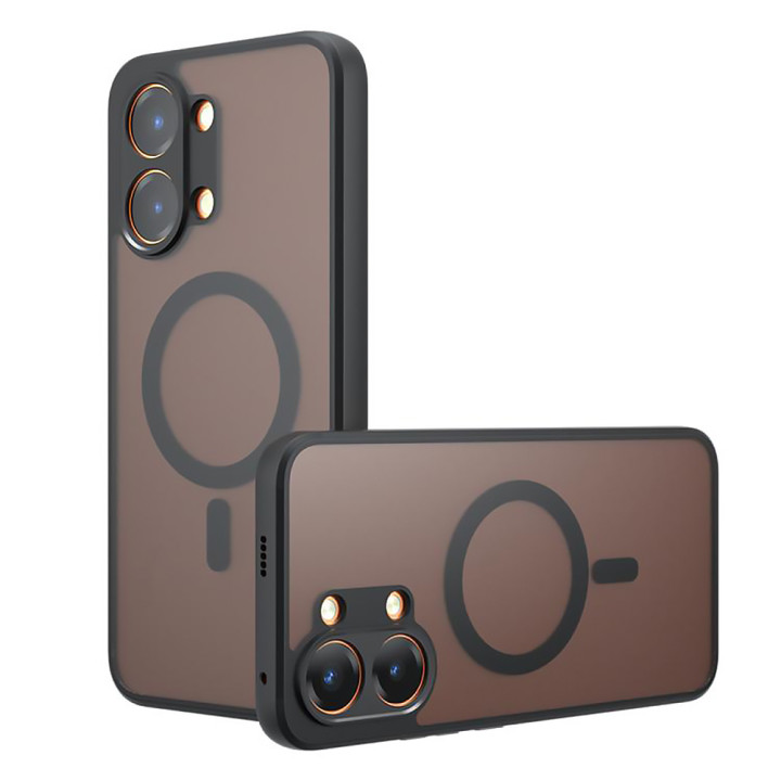 Матовий чохол Magsafe TPU+PC для Xiaomi Poco X8 Pro Max, Black