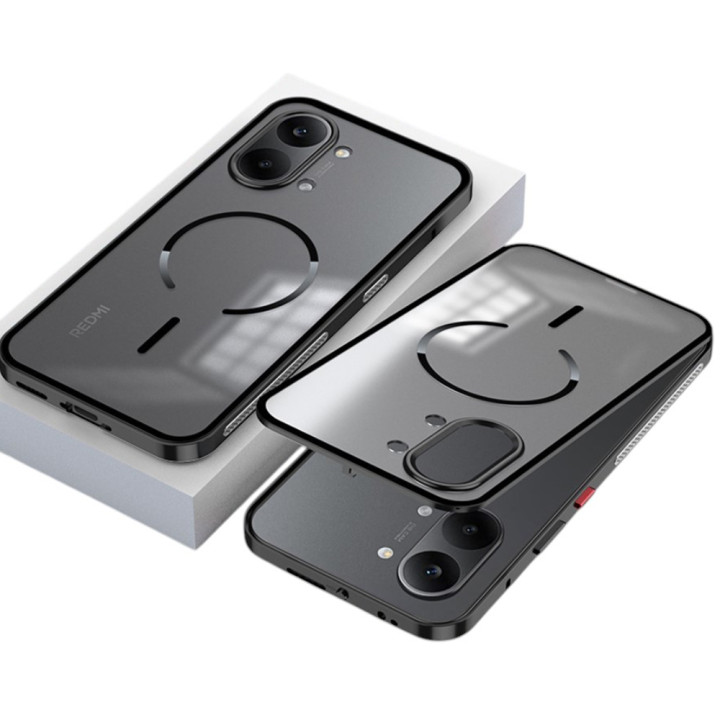 Чехол Metal Glass Air Ring для Xiaomi Poco X8 Pro Max