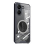 Чохол Acryl Cooling Armor для Xiaomi Poco X8 Pro з металевою пластиною, Black