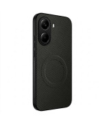 Чохол Carbon Shield with Ring для Xiaomi Poco X8 Pro з підтримкою бездротової зарядки