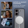 Матовый чехол Magsafe TPU+PC для Xiaomi Poco X8 Pro, Black