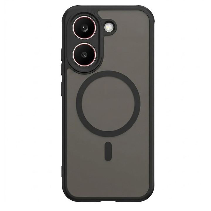 Матовый чехол Magsafe TPU+PC для Xiaomi Poco X8 Pro, Black