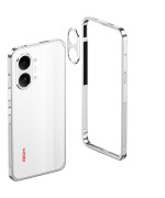 Противоударный чехол накладка Metal Frame для Xiaomi Poco X8 Pro с защитой на камеру