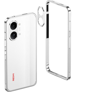 Протиударний чохол накладка Metal Frame для Xiaomi Poco X8 Pro з захистом на камеру