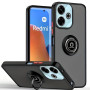 Чехол - накладка TPU Color Matte Ring для Xiaomi Redmi 13 4G / Redmi 13 5G / Poco M6 4G чёрный