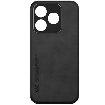 Кожаный чехол - накладка X&E для Xiaomi Redmi 13 4G / Redmi 13 5G / Poco M6 4G с металлической вставкой