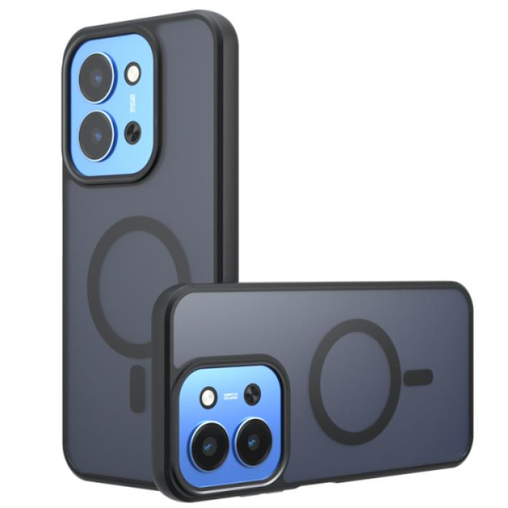 Матовый чехол - накладка Magsafe TPU+PC для Xiaomi Poco C85 4G / Redmi 15C 4G