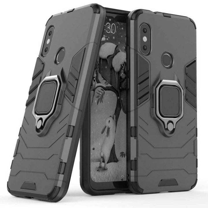 Чохол-накладка Ricco Black Panther Armor для Xiaomi Redmi 6 Pro / Mi A2 Lite
