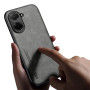 Кожаный чехол X&E для Xiaomi Redmi A5 с металлической вставкой синий