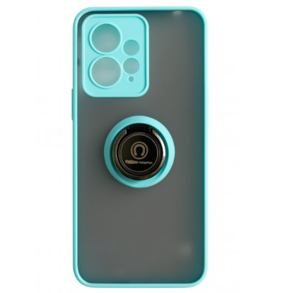 Чехол-накладка TPU Color Matte Ring для Xiaomi Redmi Note 12 4G голубой