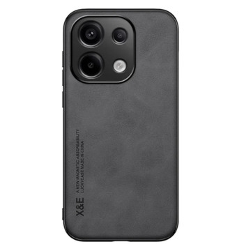 Шкіряний чохол - накладка X&E для Xiaomi Redmi Note 13 Pro 4G / Poco M6 Pro 4G з металевою вставкою