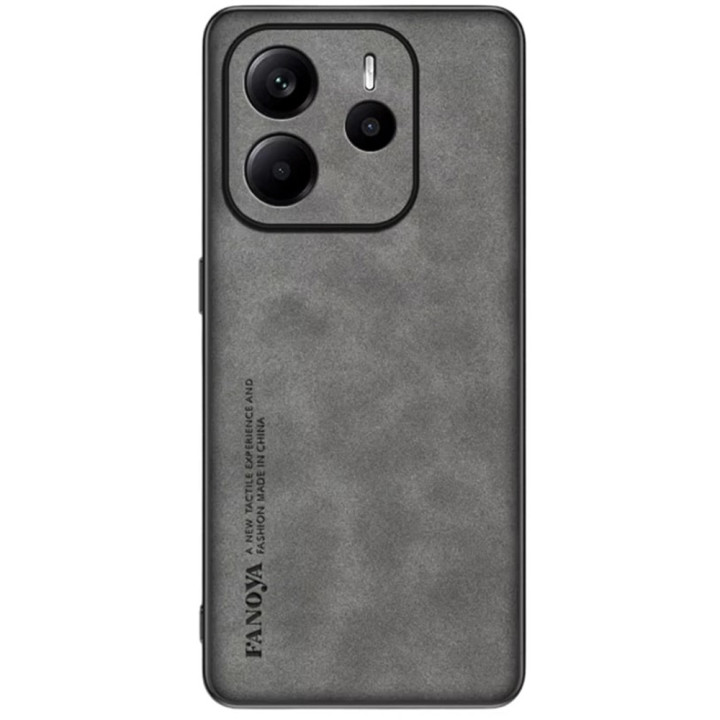 Кожаный чехол - накладка Fanoya для Xiaomi Redmi Note 14 4G